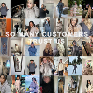 Felpa Oversize di Lusso Zongky 100% Cotone Design Personalizzato Pesante <span class=keywords><strong>Abbigliamento</strong></span> Invernale e <span class=keywords><strong>Autunnale</strong></span> da <span class=keywords><strong>Donna</strong></span> con Basso MOQ - Product Image 6