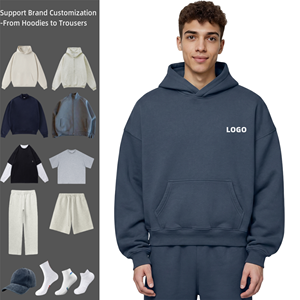Sudadera con Capucha Oversize Estilo Y2K, Logo Personalizado, Corte Holgado Vintage, Algodón Pesado de 400G, Sudadera Lisa, Proveedor al por Mayor TKAN877 - Product Image 1