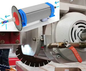 Hualong machines 5 axes pont scie pierre découpeuse 5 axes CNC pont scie pour marbre et granit - Product Image 5