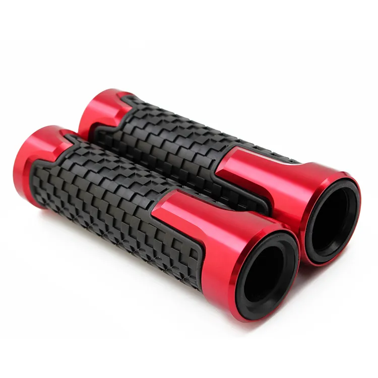 Universal Non-Slip Motorcycle Handlebar Grips 7/8" 22mm Rubber CNC Scooter Handle Bar Hand Grip Cover Accessories