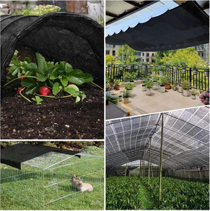 Valla DE PANTALLA DE PRIVACIDAD DE HDPE de alta resistencia, cubierta de red de sombra de malla portátil para diseño plegable de pared de jardín para uso en patio trasero - Product Image 3