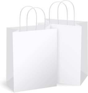 Vente en gros d'emballages à emporter pour la restauration rapide, personnalisés avec logo, durables, biodégradables, fournitures de restauration, sac en papier kraft - Product Image 1