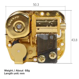 신제품 핸드 크랭크 무브먼트 뮤직 박스 남자 친구를위한 독특한 선물 어린이날 선물 실내 장식 뮤직 박스