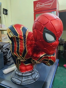 Buste en résine <span class=keywords><strong>Spiderman</strong></span>, modèle artisanal, ornement d'aventure télévisuelle, écologique, pour décorations <span class=keywords><strong>de</strong></span> <span class=keywords><strong>Noël</strong></span> - Product Image 6