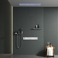Système de douche à effet pluie encastré au plafond