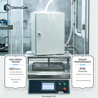 Boîtier Électrique Étanche IP66 Testé par Pulvérisation Salée CE 480H pour l'Automatisation Industrielle DistroCab EB