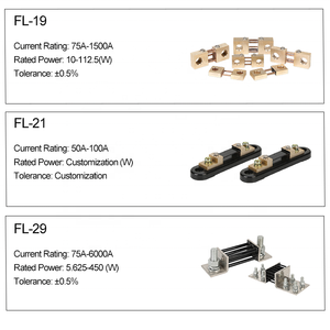 Resistencias <span class=keywords><strong>de</strong></span> Corriente Continua <span class=keywords><strong>de</strong></span> Todo Tipo, Resistencia <span class=keywords><strong>de</strong></span> Metal <span class=keywords><strong>de</strong></span> Miliohmios, 50mV 60mV 75mV 100mV 150mV 100A 150A 200A 250A 300A 400A 500A 600A /1A-7500A - Product Image 4