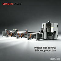 Mesin Pemotong Pipa Laser Serat Industri Dengan Pemuatan Otomatis untuk Pemotongan Tabung Peralatan Kebugaran