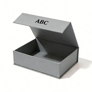 Eco Recyclable Magnetic Luxury Custom Logo Candle <b>Gift</b> Clothes Shoe Wigs Hair <b>Wedding</b> Packaging <b>Boxes</b> for Small Business Spot UV - Product Image 3