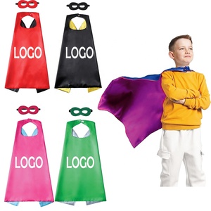 Cape de super-héros <span class=keywords><strong>adulte</strong></span> jeu de rôle double couche velcro en gros Costume fantaisie festif ensemble de super-héros - Product Image 4