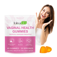 Gummies Hatmanlabs Premium Équilibre pH Féminin, Ananas Hawaïen, Santé Vaginale Probiotiques pour Femmes, Soutien Immunitaire