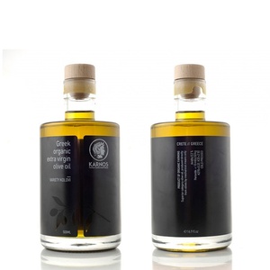 Có thể tái chế lưu trữ thực phẩm chai sang trọng biểu tượng tùy chỉnh rượu Vodka tinh thần Hữu Cơ Thêm Virgin dầu ô liu chai thủy tinh với nút chai - Product Image 5