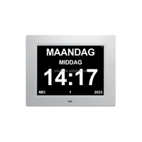 Marque 7 "8" 10 "pouces météo WiFi calendrier numérique horloge quotidienne avec rappel de médicaments pour la démence Alzheimer personnes âgées