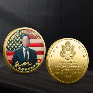 Moedas patrióticas americanas personalizadas Elon Musk Campanha Série Emblemas Liga Memorabilia Política & Edição de Colecionador - Product Image 1