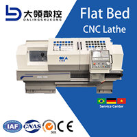 Tour CNC horizontal DL CKA6150, portée de tournage 500 mm, longueur 1000 mm, pour pièces d'arbre