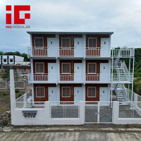 Bâtiment Scolaire de 3 Étages, Salles de Classe Préfabriquées, Construction Modulaire Sécurisée, Maison Conteneur Pliable, Immeuble d'Appartements Portable