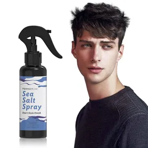Spray volume de sel de mer de marque privée OEM produit de beauté capillaire pour hommes pour créer des coiffures spray capillaire au sel de mer