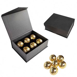 Pelotas de Golf Personalizadas con Logotipo del Cliente, de Doble Capa, Electrochapadas en Oro, con Impresión de Logotipo, Sets de Regalo Promocionales - Product Image 3