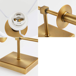<span class=keywords><strong>Applique</strong></span> Murale Industrielle Décorative Dorée en Fer Forgé, Lumière Blanche Chaude, Ampoules Incandescentes E26, pour Maison et Bureau, Certifiée ETL - Product Image 2