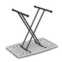 Petite table pliante d'extérieur en plastique, tables et chaises pliantes réglables en promotion, petite table et chaise pliantes