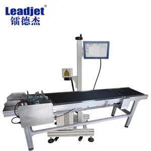 Leadjet impressora laser, 20w/50w fibra de logotipo data 20w marcação a laser máquina de codificação na tubulação/fio e pe/pvc