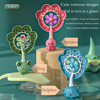 Coloré dessin animé Animal grenouille pieuvre dauphin moulin à vent bulle bâton Machine à bulles été fée bâton bulle baguette jouet de plein air