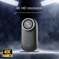 Cámara de Acción Portátil M11 con Clip Magnético para Pantalla, Control con el Pulgar, HD 4K, Pantalla de 1.47'', Cámara para Mascotas para Exteriores, Grabadora Compacta