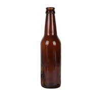 Bouchon de couronne personnalisé ambre et clair 330ml 500ml 650ml 1 litre bouteilles de bière en verre vides
