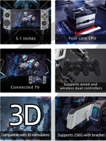 Console de jeu vidéo portable édition mécanique avec écran de 5,1 pouces, 64 Go, prend en charge plus de 30 émulateurs, connexion TV
