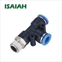 Conector Neumático de 5/32, 5/16, 3/16, 1/4, 3/8, 1/2, Conexión Rápida a Presión para Tubo de Aire, Rosca NPT en Pulgadas
