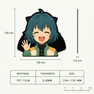 สติกเกอร์การ์ตูน 3 มิติ ลายเคลื่อนไหว ตกแต่งแบบอนิเมะ จำนวน 1400 ชิ้น วัสดุ PET กันน้ำ พิมพ์ลาย UV สำหรับตกแต่งรถยนต์ แล็ปท็อป ยี่ห้อ <span class=keywords><strong>Joyprint</strong></span> - Product Image 4