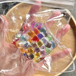 Magico 5.5cm freddo multicolore cubetti di rumore TPR Squishy giocattolo Stress sollievo regalo di decompressione per bambini adulti con atmosfera felice - Product Image 1