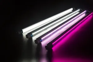 WICOOS 10 50 LED Tubes LED personnalisés T8 Led Tube Light 4ft Rose Couleur Led Tube Rgb pour l'éclairage d'usine Aluminium Led 3/4 Vert