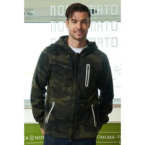 <b>Men's</b> Camouflage Zip Up Hoodie Fleece <b>Sweatshirt</b> With Pocket Regular Fit Casual Wear - Product Image 3