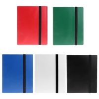 Classeur de cartes à 4 pochettes couleur personnalisée, album de collection de cartes à collectionner avec couverture en PP et pochettes pour cartes