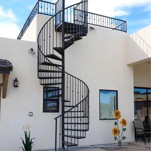 <span class=keywords><strong>Scala</strong></span> a chiocciola per esterni costruita per durabilità, sicurezza e esposizione a lungo termine all'aperto - Product Image 6