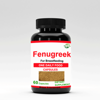 Le fenugrec OEM complète la capsule de fenugrec pour l'allaitement et l'élargissement du sein Capsule de fenugrec