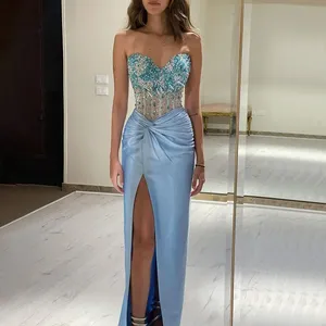 Abito da Sera Arabo di Lusso Serene Hill Dubai, Modello Sirena con Perline, Colore Lilla, per Matrimoni <span class=keywords><strong>e</strong></span> Feste 2024 LA72329 Personalizzabile - Product Image 1