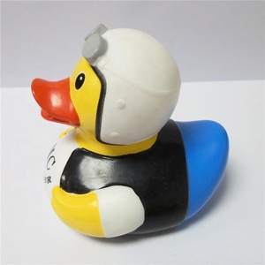 Tùy chỉnh vui PVC vịt Đồ chơi khuyến mại cao su tắm Vịt với logo - Product Image 4