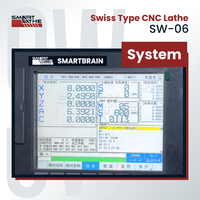 Torno CNC Suizo Smartbrain con Control Multi-Idioma para una Programación Sencilla