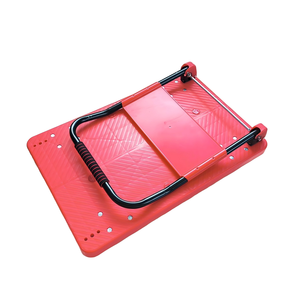 Siêu thị kho có thể gập lại nhựa hàng hóa xe đẩy chống trượt thiết kế xe đẩy tay cho hiệu quả Giao thông vận tải 60*90 50*70cm - Product Image 3