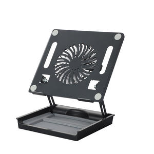 Support pour ordinateur portable en acier au carbone avec boîte de rangement, réglable en hauteur, pour bureau, support de tablette - Product Image 2