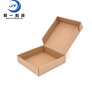 Kraft Box Custom Size Logo Printing Packing Boxes Kraft Paper Cardboard Recyclable Corrugated Mailers Shipping Box