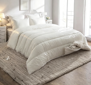 Couette anti-acariens légère <span class=keywords><strong>DODO</strong></span> 220 x 240 cm pour lit double, tissu 100 % coton naturel, polyester thermocomfort 100 % creux - Product Image 6