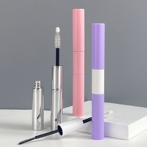 Échantillon gratuit, emballage de flacon cosmétique en plastique 2 en 1, <span class=keywords><strong>tube</strong></span> de mascara noir personnalisé à double extrémité avec brosse en nylon - Product Image 6