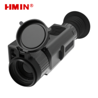 Caméra thermique 640x512 50Hz avec télémètre laser thermique de précision 1m, portée de reconnaissance 1700m, étanche, calculatrice balistique