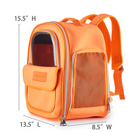 Sac à dos de transport respirant pour animaux de compagnie, directement de l'usine, avec fenêtre transparente, en néoprène personnalisé, OEM/ODM, pour animaux de compagnie