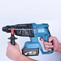 Marteau perforateur sans fil au lithium compatible avec la batterie Makita 18V, moteur sans balais, perceuse à percussion, perceuse à béton