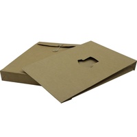 Enveloppes en papier kraft avec logo personnalisé, sacs d'emballage pour vêtements, t-shirts, vêtements, boîte d'enveloppe postale debout avec fenêtre découpée