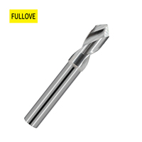 Perceuse ponctuelle en carbure monobloc 90 ° chanfrein fraise outil CNC en carbure de tungstène pour l'acier, l'aluminium